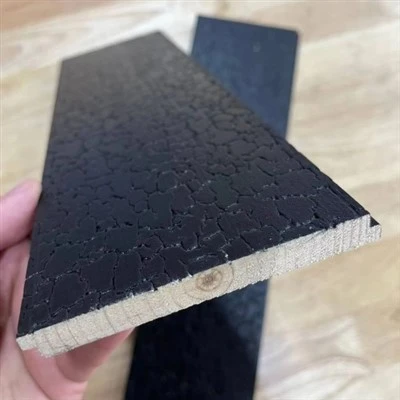 Panel Dinding Hangus Kayu Berkarbonat